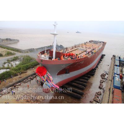 廠(chǎng)家制作,船用下水氣囊,打撈氣囊,耐磨壽命久,中小型船舶下水必備采用 .